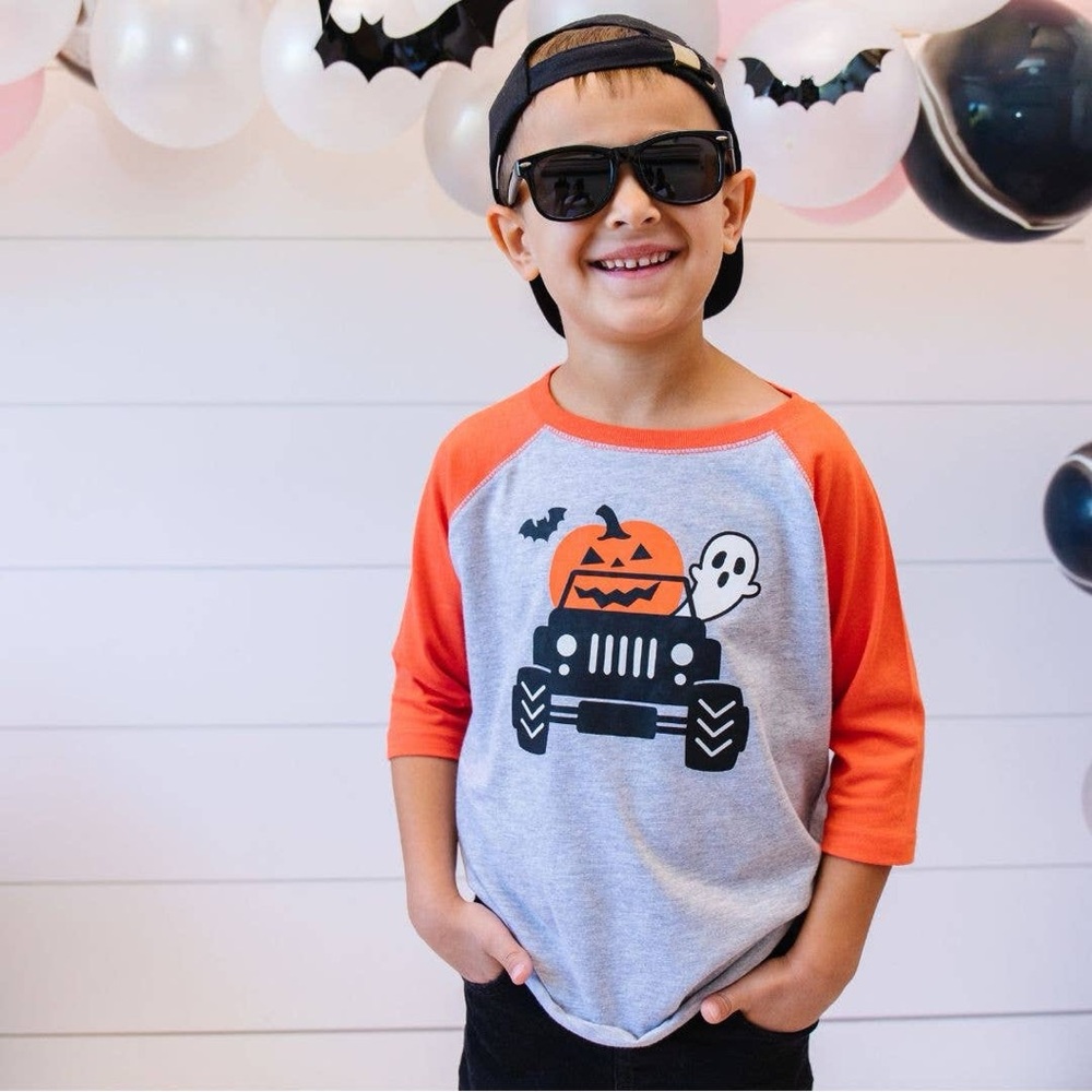 🎃 Sweet Wink Toddler Boy Halloween Monster Truck Shirt 2T 3T 4T